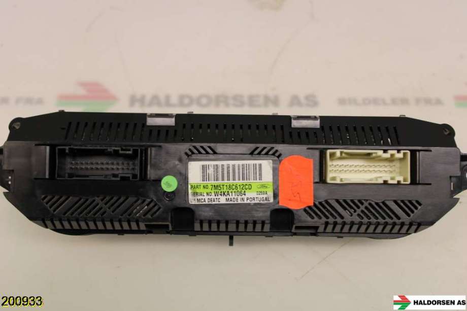 Varmeapparat betjening til Ford Kuga 2008-2012 (Type I)  (FORD|7M5T-18C612-CJ||7M5T18C612CD)
