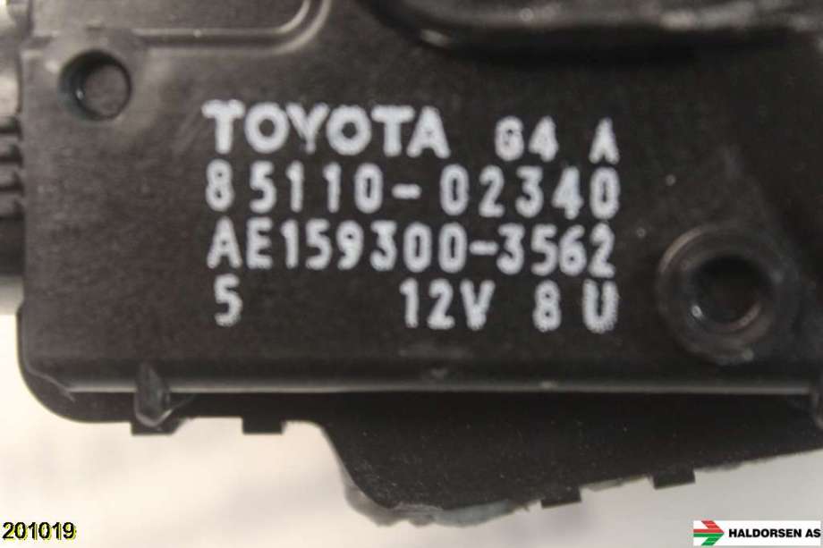 Viskermotor frontrute til Toyota Auris 2015-2019 (Type II, Fase 2)  (TOYOTA|85110-02340|)