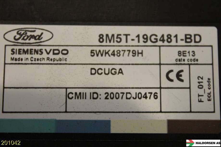 Styreenhet sentrallås til Ford Kuga 2008-2012 (Type I)  (FORD|8M5T-19G481-BD|)