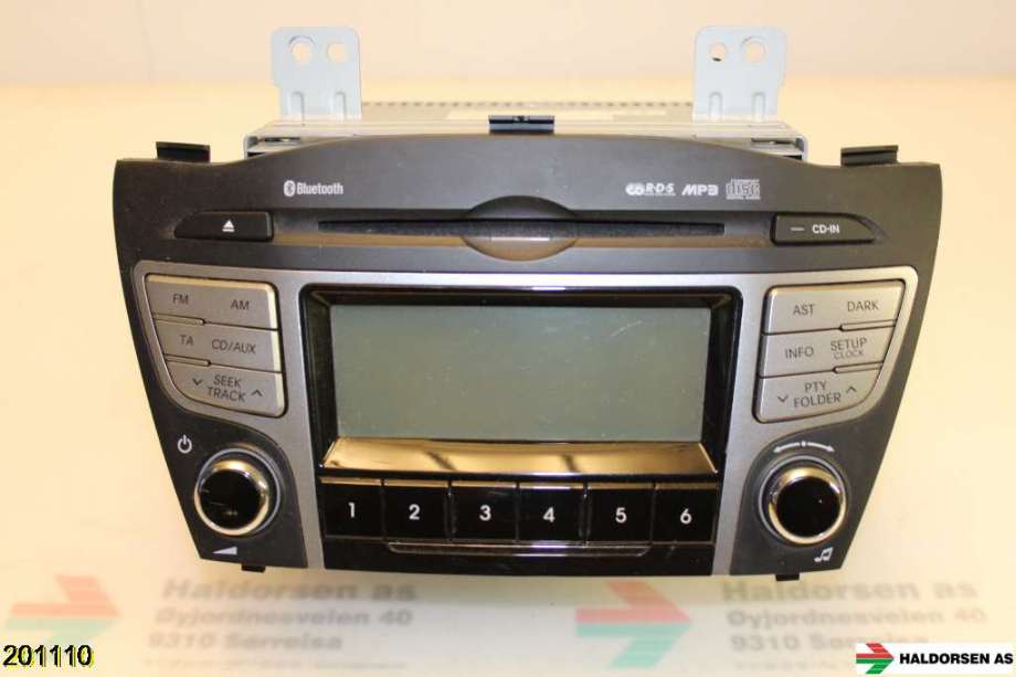 Bilstereo til Hyundai Ix35 2010-2015  (HYUNDAI|96160-2Y730TAN|)