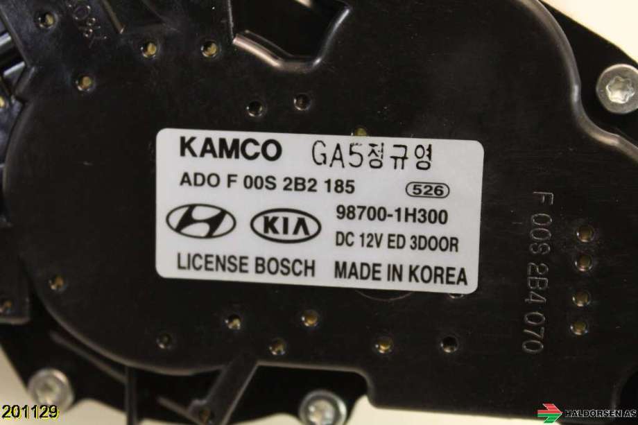 Viskermotor bakrute til Hyundai Ix35 2010-2015  (HYUNDAI|98700 1H300|)
