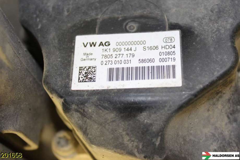 Tannstang elektrisk til Audi A3 2003-2008 (Type II, Fase 1)  (AUDI|1K1 423 055 K|)