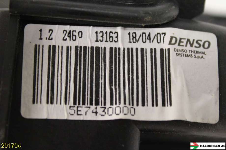Varmeapparat motor til Citroën Jumpy 2007-2016 (Type II)  (CITROEN||16 135 663 80|5E7430000)