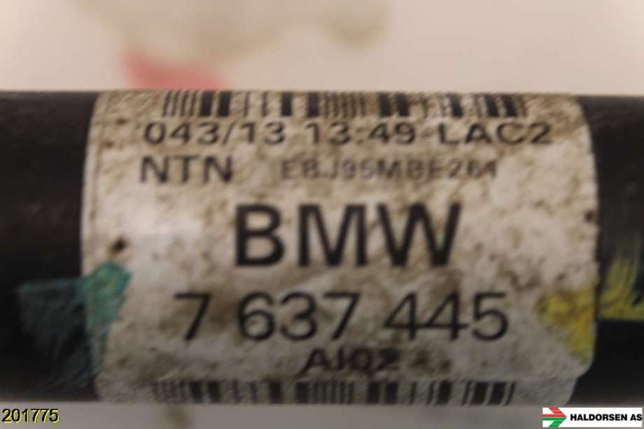 Drivaksel venstre bak til BMW 3-Serie 2012-2018 (F30/F31/F34) (F30/F31/F34) (BMW|7 637 445|)