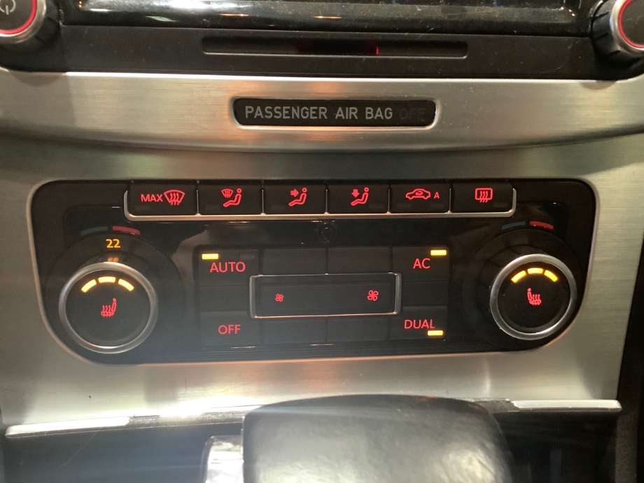 Varmeapparat betjening til VW CC, 2008-2012 (PASSAT CC) (PASSAT CC) (VOLKSWAGEN|5K0 907 044 EA ZJU)