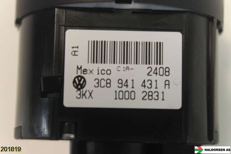 Bryter lys til VW CC 2008-2012 (PASSAT CC) (PASSAT CC) (VOLKSWAGEN|3C8 941 431 A  XSH|)