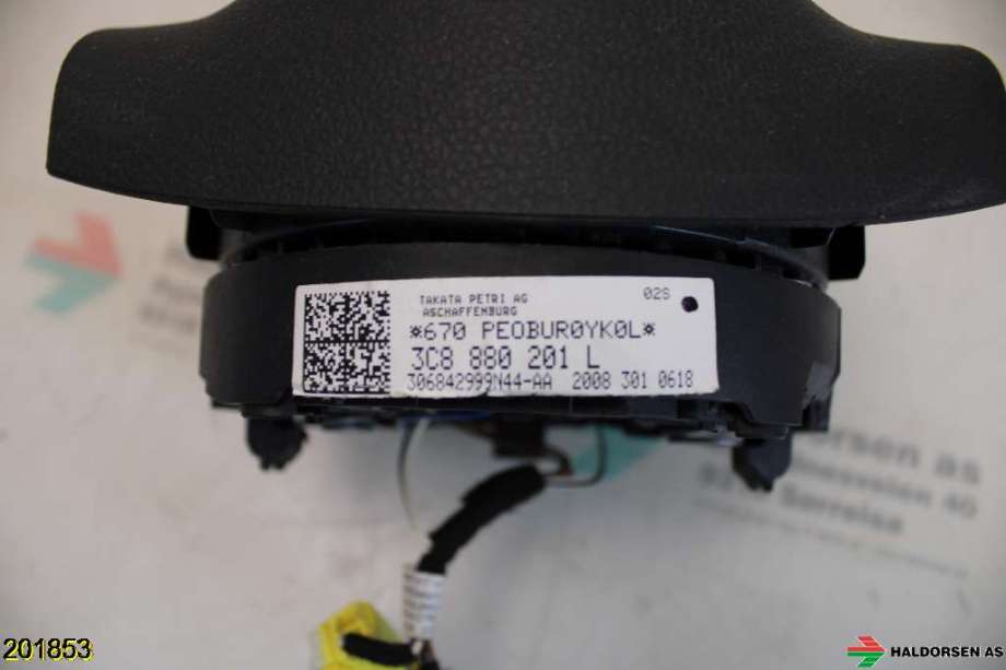 Airbag rattpute til VW CC 2008-2012 (PASSAT CC) (PASSAT CC) (VOLKSWAGEN|3C8 880 201 AH 81U|)