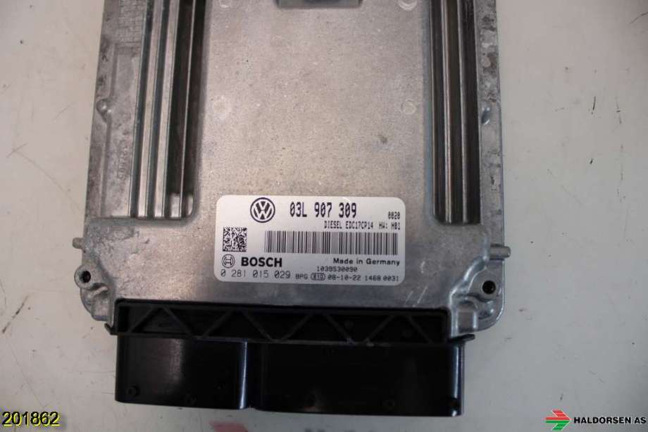 Styreenhet motor til VW CC 2008-2012 (PASSAT CC) (PASSAT CC) (VOLKSWAGEN|03L 906 022 QD|BOSCH 0 281 015 029|03L 907 309)
