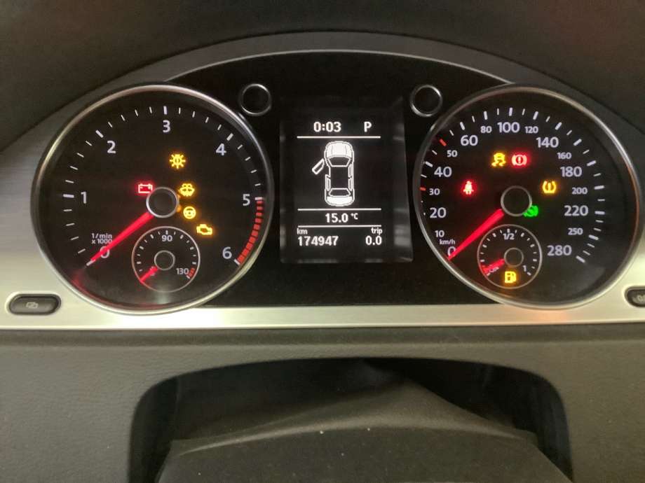 Instrumentpanel til VW CC, 2008-2012 (PASSAT CC) (PASSAT CC) (VOLKSWAGEN|3C8 920 870 CX)
