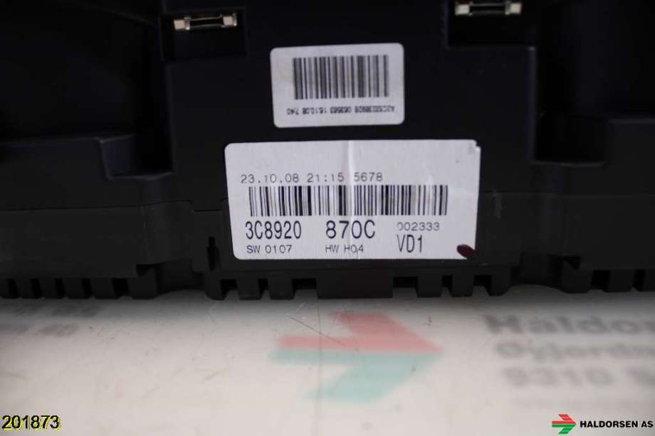 Instrumentpanel til VW CC 2008-2012 (PASSAT CC) (PASSAT CC) (VOLKSWAGEN|3C8 920 870 CX|)