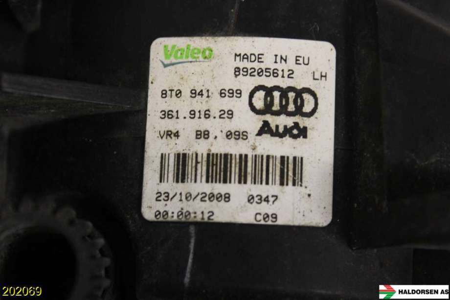 Tåkelykt venstre foran til VW CC 2008-2012 (PASSAT CC) (PASSAT CC) (VOLKSWAGEN|8T0 941 699|)