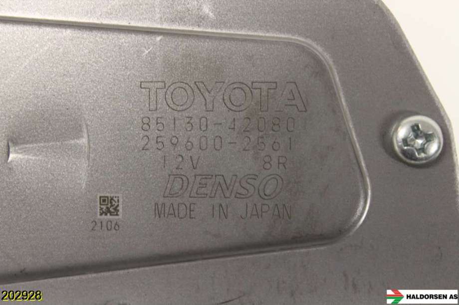 Viskermotor bakrute til Toyota RAV4 2013-2015 (Type IV, Fase 1)  (TOYOTA|85130-42080||259600-2561)