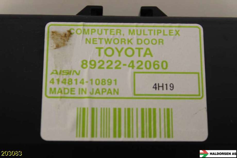 Styreenhet diverse til Toyota RAV4 2013-2015 (Type IV, Fase 1)  (TOYOTA|89222-42061||414814-10891)