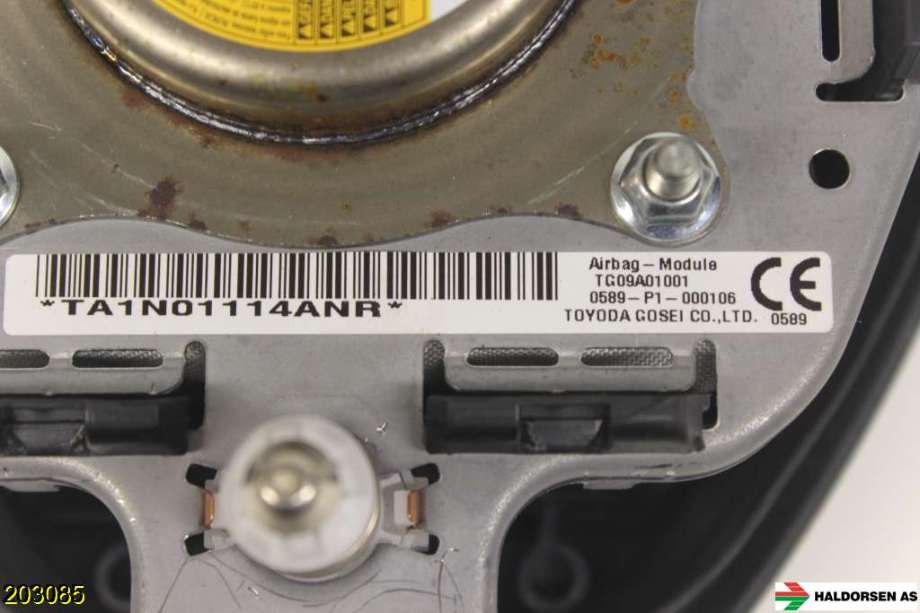 Airbag rattpute til Toyota RAV4 2013-2015 (Type IV, Fase 1)  (TOYOTA||TG09A01001|0589-P1-000106)