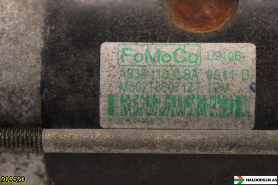 Starter diesel til Ford Ranger 2012-2015  (FORD|AB39-11000-BA|)