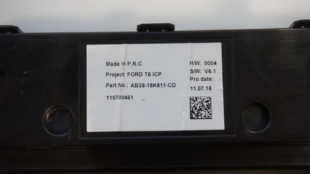 Bilstereo diverse til Ford Ranger 2012-2015  (FORD|AB39-18K811-AF||AB39-18K811-CD)