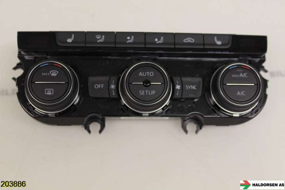 Varmeapparat betjening til VW Golf VII 2012-2017 (Fase 1)  (VOLKSWAGEN|5G0 907 044 BD||5G0 907 044 R)