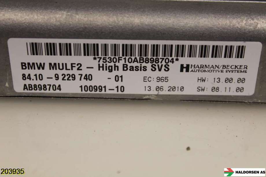 Styreenhet diverse til BMW 3-Serie 2005-2011 (E90/E91/E92/E93) (E90/E91/E92/E93) (BMW|84 10 9 229 740|)