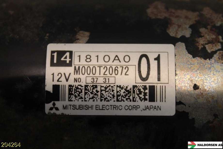 Starter til Mitsubishi Outlander 2003-2006 (Type I)  (MITSUBISHI|M000T20672|)