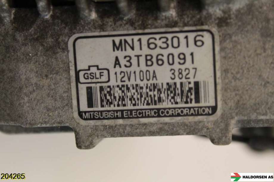 Dynamo til Mitsubishi Outlander 2003-2006 (Type I)  (MITSUBISHI|MN163016|)