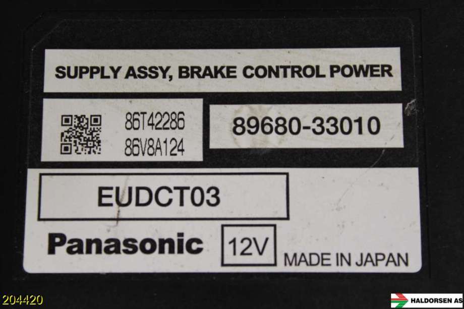 Styreenhet ABS til Toyota Prius 2004-2009 (Type II) (COMBI) (COMBI) (TOYOTA|8968033010|)
