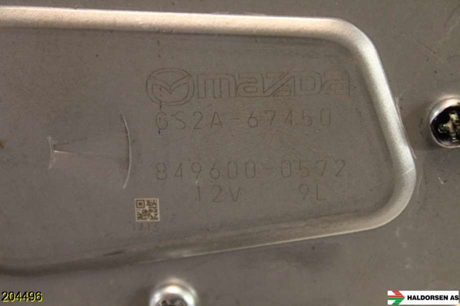 Viskermotor bakrute til Mazda 6 2010-2013 (Type II, Fase 2)  (MAZDA|GS2A-67-450|)