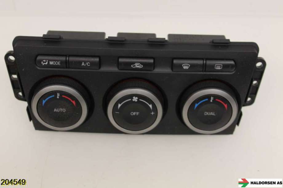 Varmeapparat betjening til Mazda 6 2010-2013 (Type II, Fase 2)  (MAZDA|GAM7-61-190B|)