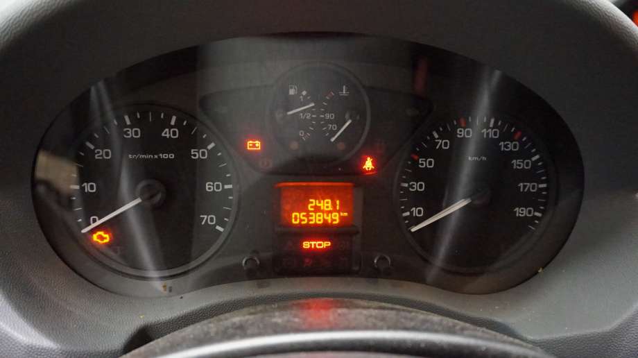Instrumentpanel til Fiat Scudo, 2007-2017 (Type II)  (FIAT|9801640680)