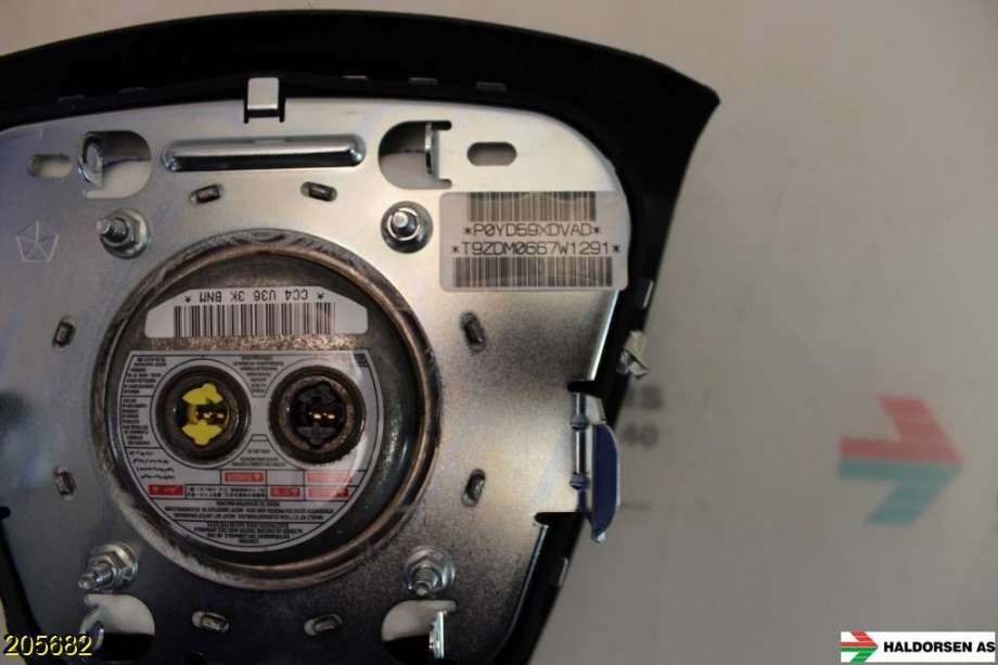 Airbag rattpute til Jeep Compass 2007-2009 (Type I, Fase 1)  (JEEP|YD59XDVAF|)