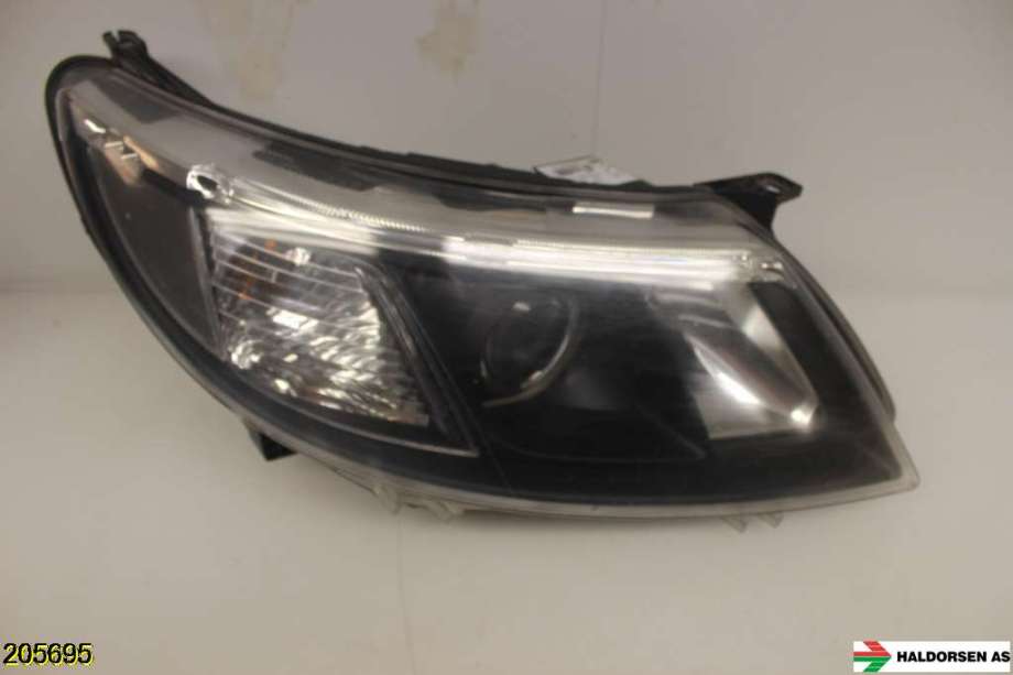 Frontlykt høyre halogen til Saab 9-3 2008-2011 (Type II, Fase 2)  (SAAB|1EL 009 606-06|)