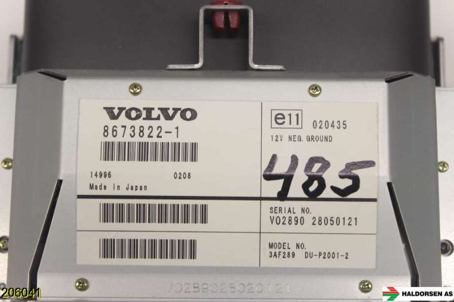 Bilstereo navigasjon til Volvo S80 1998-2006 (Type I)  (VOLVO||8673822-1)