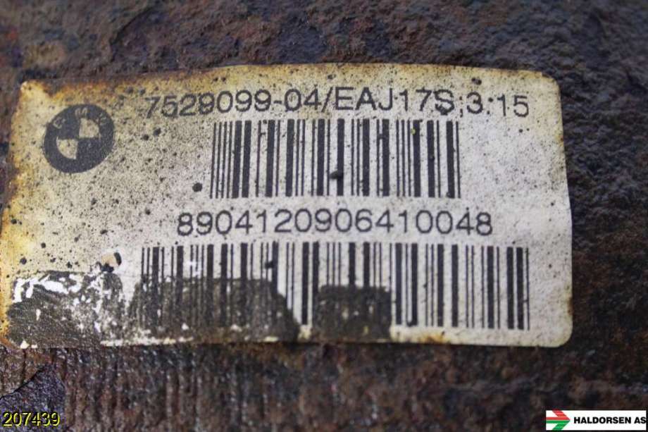 Kardang klokke bak til BMW 3-Serie 2005-2011 (E90/E91/E92/E93) (E90/E91/E92/E93) (BMW|33 10 7 591 022|15;I=3|)