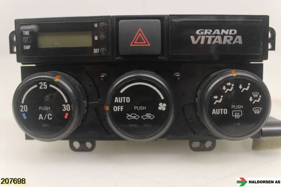 Varmeapparat betjening til Suzuki Grand Vitara, 1998-2005 (Type II)  (SUZUKI|)
