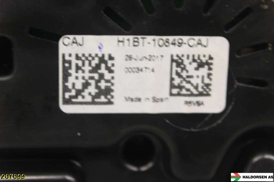Instrumentpanel til Ford Fiesta 2017-->> (Type VII)  (FORD|H1BT-10849-FAH|2405174|H1BT-10849-CAJ)