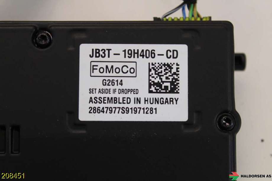 Kamera til Ford Ranger / Ranger Raptor 2015-2022  (FORD|JB3T-19H406-CF|2537455|)