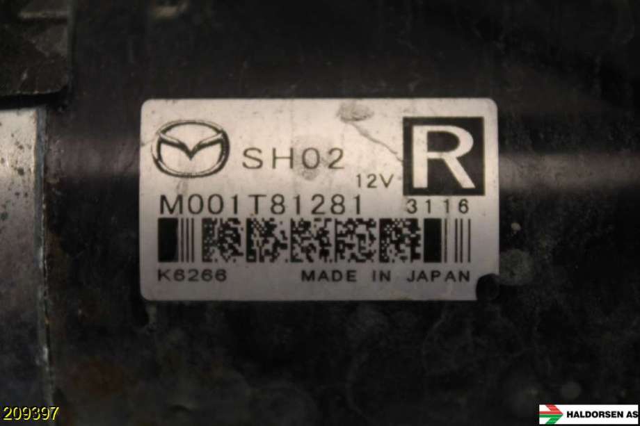 Starter diesel til Mazda CX-5 2012-2017 (Type I)  (MAZDA|SH02-18-400||M001T81281)