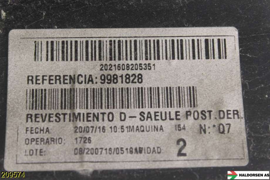 Lister til Mercedes Vito 2014-->> (W447) (W447) (MERCEDES|)