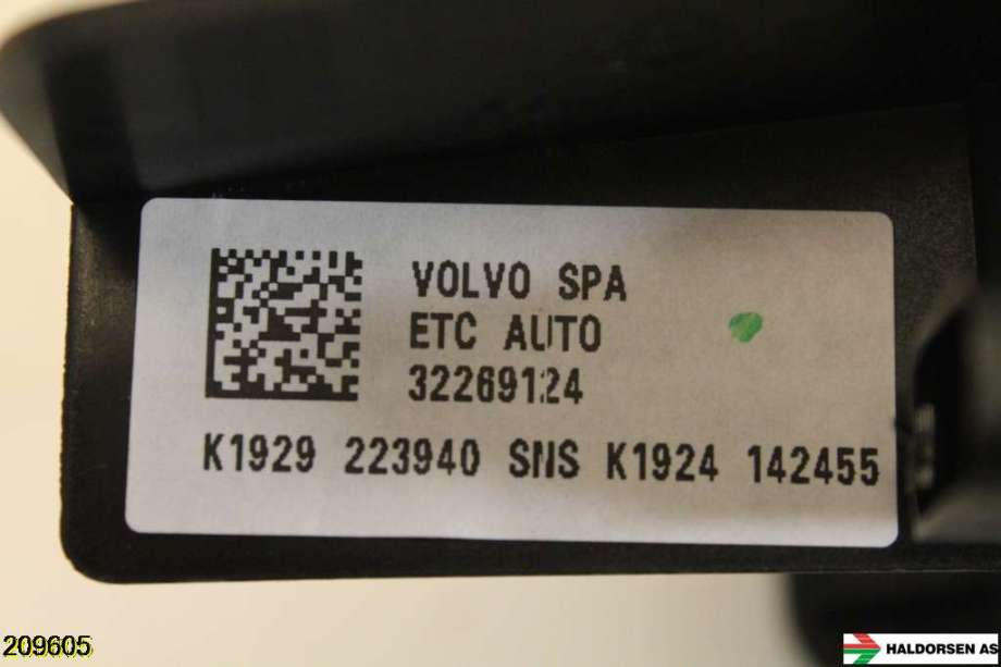 Pedal gass til Volvo V60 / V60 CC 2018-->> (Type II) (VOLVO|32269124|)
