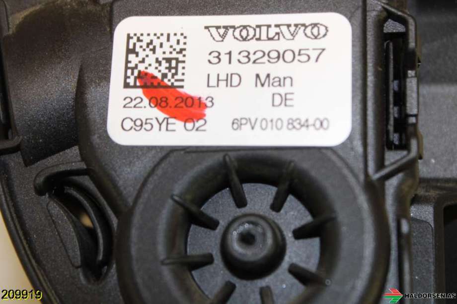 Pedal gass til Volvo XC70 2014-2016 (Type II, Fase 2)  (VOLVO|31329057|)