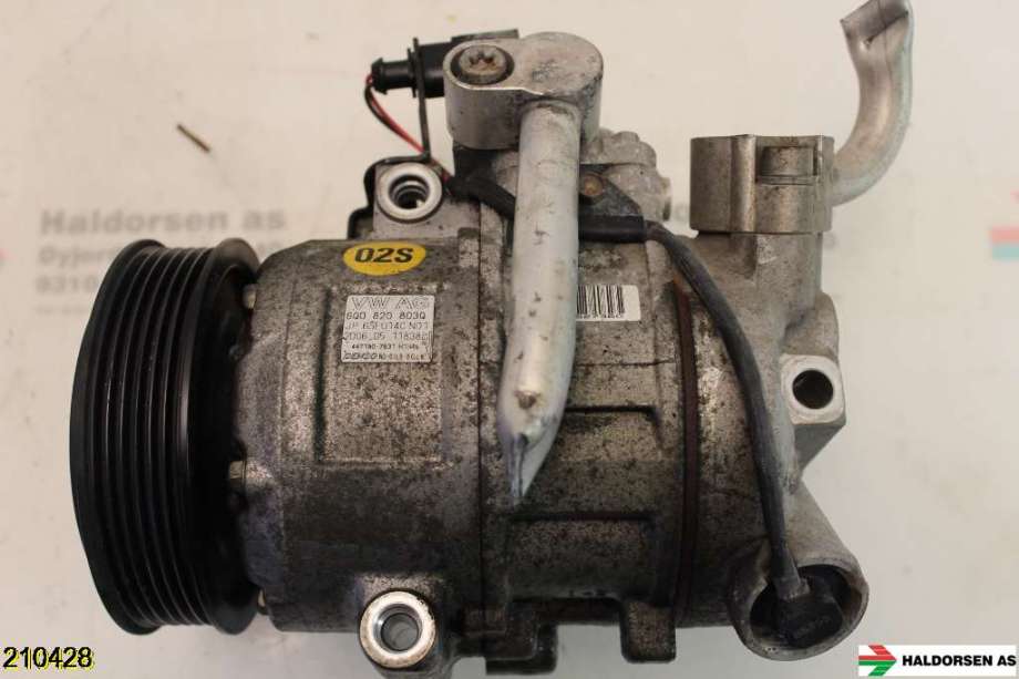Aircondition kompressor til VW Polo 2005-2009 (Type IV, Fase 2)  (VOLKSWAGEN|6Q0 820 808 G||6Q0 820 803 Q)