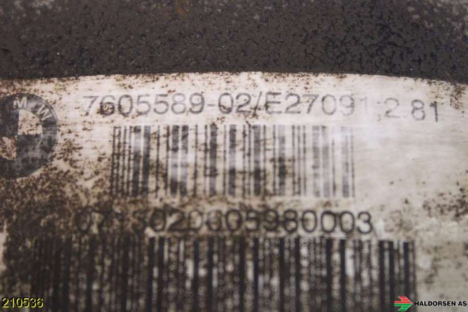 Kardang klokke bak til BMW 3-Serie 2012-2018 (F30/F31/F34) (F30/F31/F34) (BMW|33 10 7 605 589|)