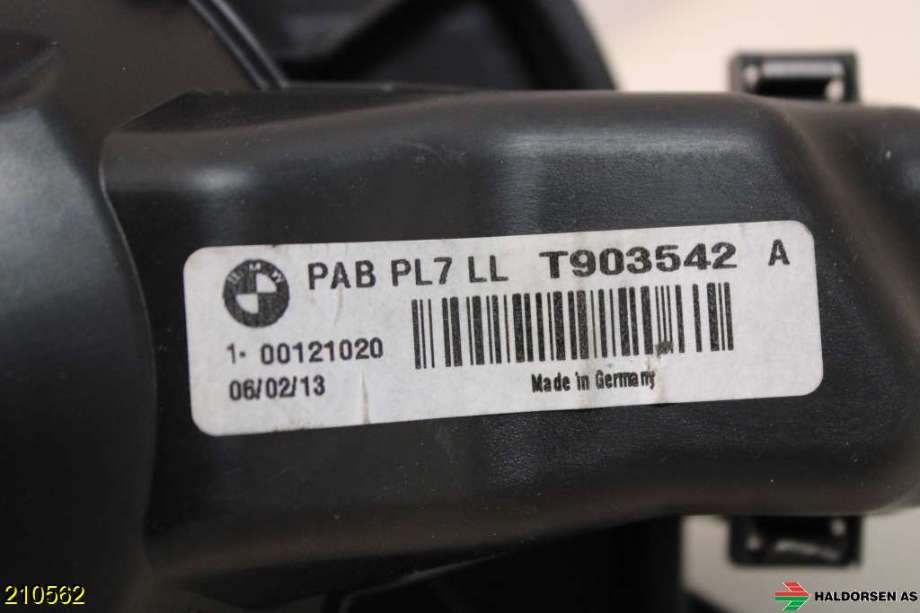 Varmeapparat motor til BMW 3-Serie 2012-2018 (F30/F31/F34) (F30/F31/F34) (BMW|64 11 9 237 557|)