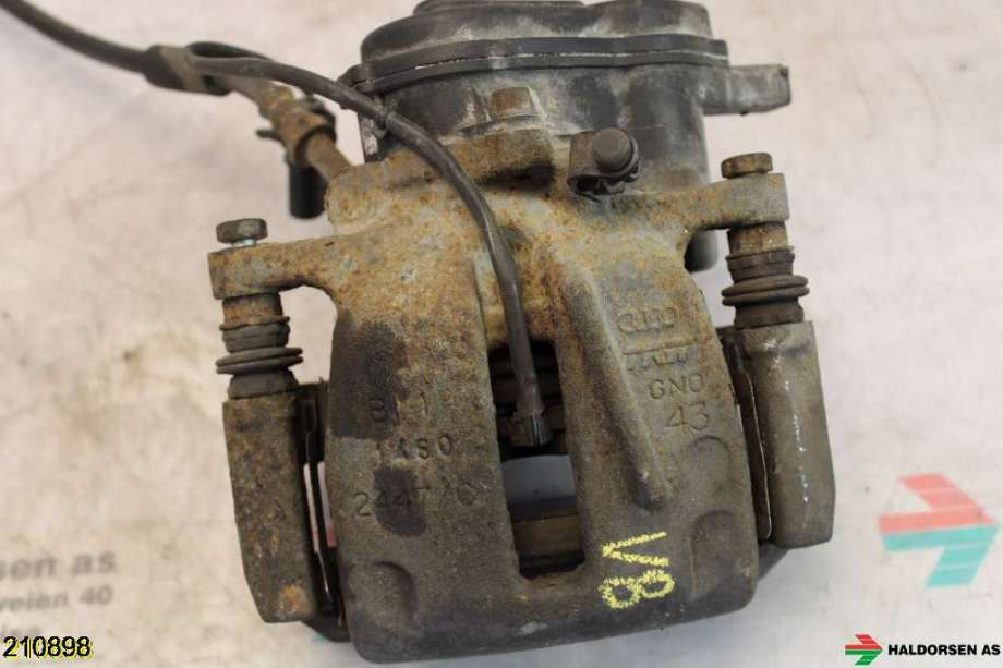 Bremsecaliper venstre bak til Audi A8 2010-2013 (Type III, Fase 1)  (AUDI|4H0 615 403|)