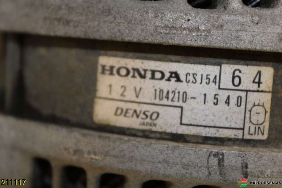 Dynamo til Honda CR-V 2012-2018 (Type IV)  (HONDA|31100R1PH01|)