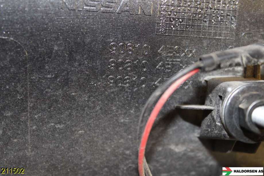 Bakluke/bakdør håndtak til Nissan Qashqai 2014-2021 (Type II) (NISSAN||90810 4ES)