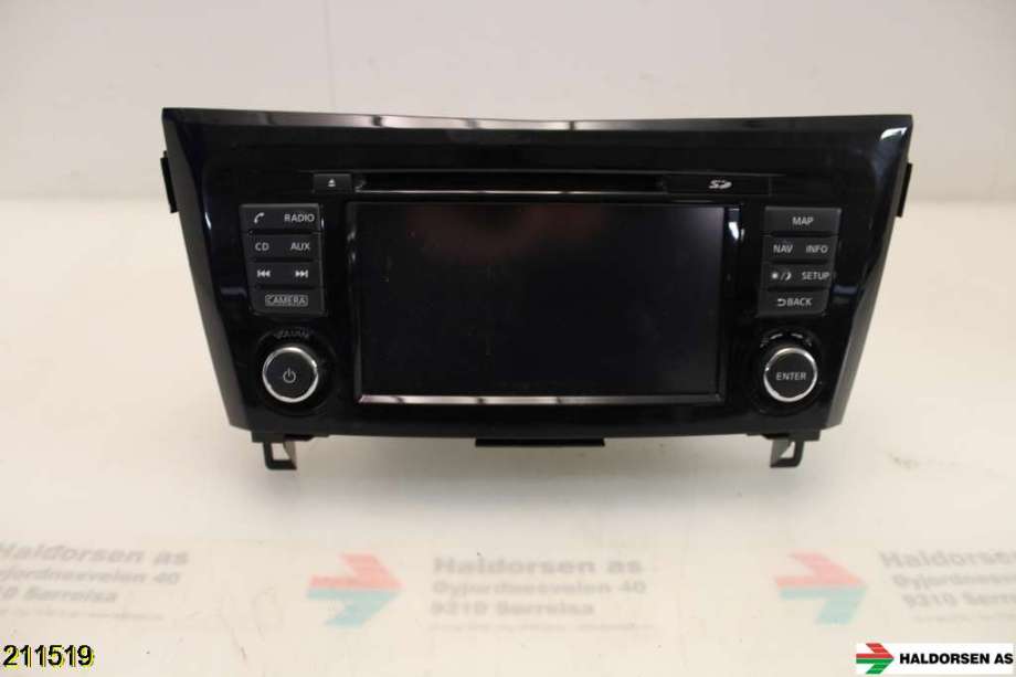 Bilstereo navigasjon til Nissan Qashqai, 2014-2021 (Type II)  (NISSAN|)