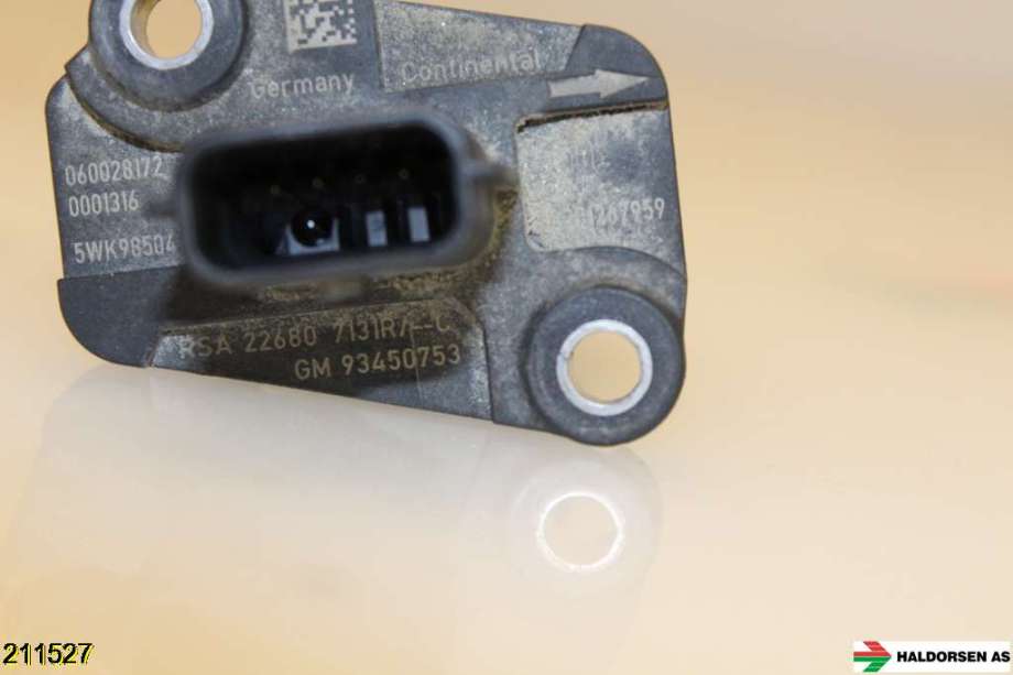 Luftmengde/luftmassemåler til Nissan Qashqai 2014-2021 (Type II)  (NISSAN||22680)