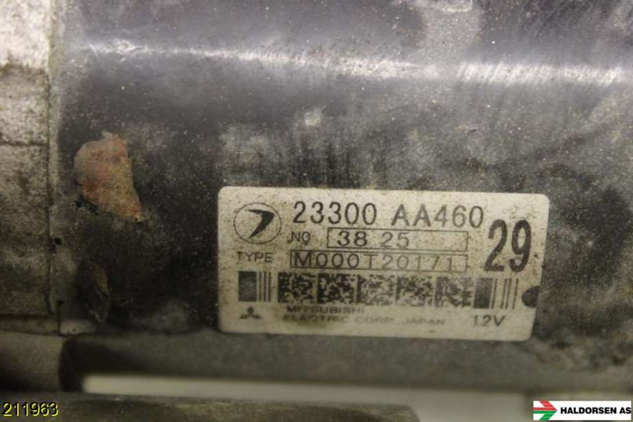 Starter til Subaru Legacy 2003-2007 (Type IV, Fase 1)  (SUBARU|23300 AA460|)