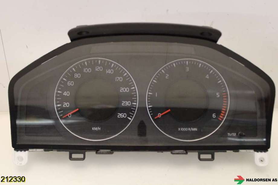 Instrumentpanel til Volvo S80 2006-2013 (Type II, Fase 1)  (VOLVO|36000467||31254535AA)