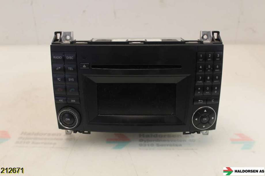 Bilstereo til Mercedes Vito/Viano, 2010-2014 (Fase 2) (W639) (W639) (MERCEDES|A 169 900 20 00)